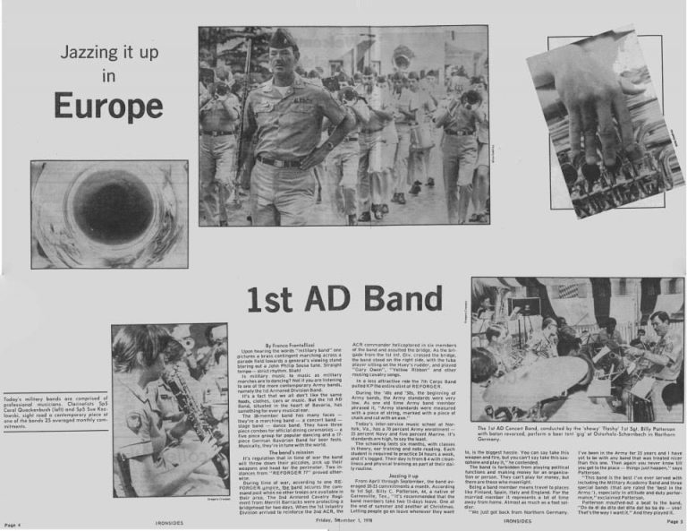 IRONSIDES NEWSPAPER GERMANY(1978)